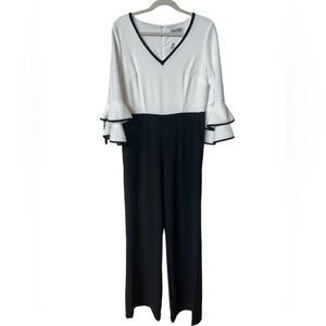 Shelby & Palmer Black and White Pantsuit